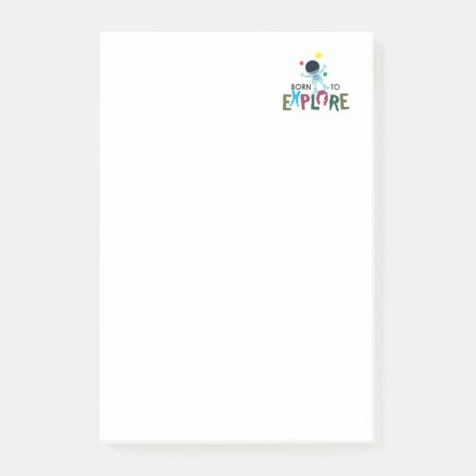 Post-it® Bloc-notes et papeterie d'astronaute mignon Nés po (Devant)