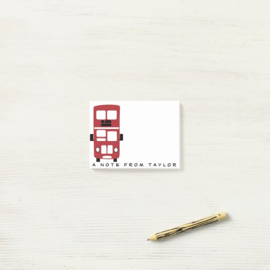 Post-it® Bloc - notes fait sur commande de post-it (Sur un bureau)