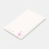 Post-it® Bloc-notes Flamant rose couleur rose (Incliné)