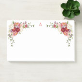 Post-it® Bloc-notes floral anglais Rose (Bureau)
