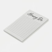 Post-it® Bloc-notes gris Honey Do List (Incliné)