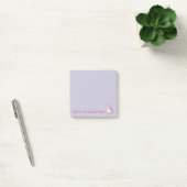 Post-it® Bloc-notes licorne violette mignonne 'Née pour se (Bureau)