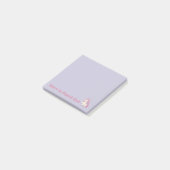 Post-it® Bloc-notes licorne violette mignonne 'Née pour se (Incliné)