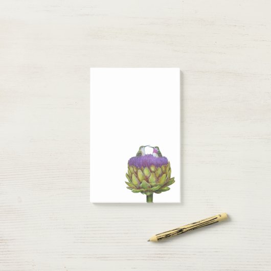 Post-it® Bloc-notes Love et Artichoke Post-it (Sur un bureau)