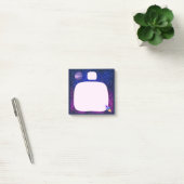 Post-it® Bloc-notes mignon fusée espace galaxie deux sectio (Bureau)