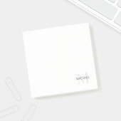 Post-it® Bloc-notes monographique et nom personnalisé