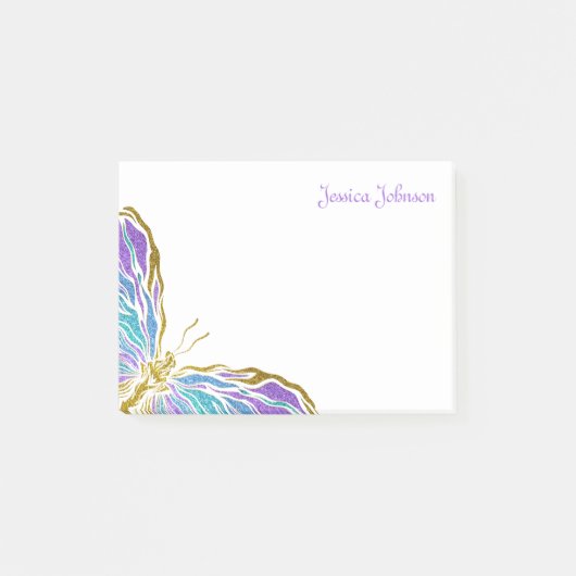 Post-it® Bloc-notes Papillon personnalisé (Devant)