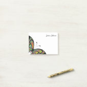 Post-it® Bloc-notes Papillon personnalisé (Sur un bureau)
