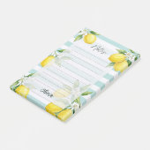 Post-it® Bloc-notes personnalisé aux citrons (Incliné)