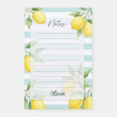 Post-it® Bloc-notes personnalisé aux citrons (Devant)