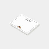 Post-it® Bloc-notes personnalisé beagle (Incliné)