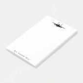 Post-it® Bloc-notes personnalisé F-15 Strike Eagle Fighter  (Incliné)