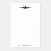 Post-it® Bloc-notes personnalisé F-15 Strike Eagle Fighter  (Devant)
