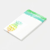 Post-it® Bloc-notes personnalisé grand par ananas (Incliné)