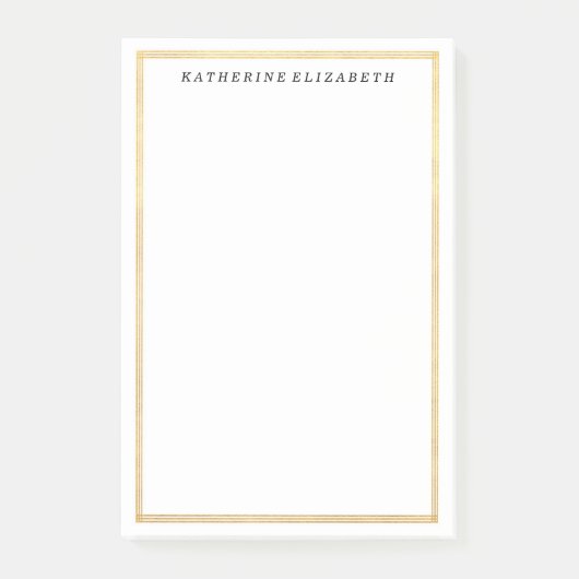 Post-it® Bloc-notes personnalisé par frontière d'art déco (Devant)