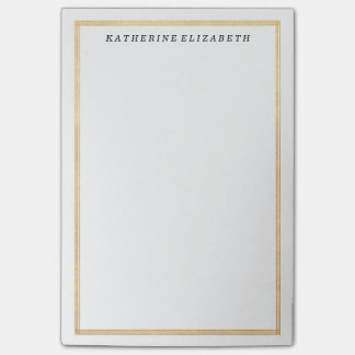 Post-it® Bloc-notes personnalisé par frontière d'art déco