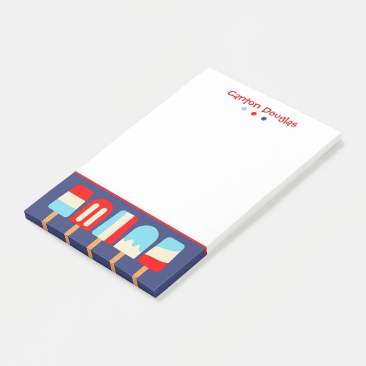 Post-it® Bloc-notes personnalisé post-it (Incliné)