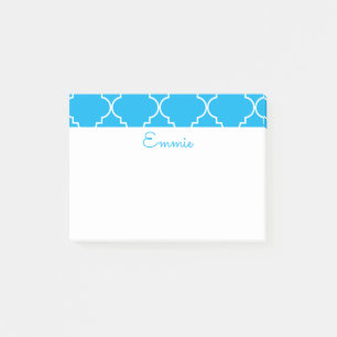 Post-it® Bloc-notes personnalisé post-it chic Quatrefoil