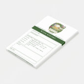 Post-it® Bloc-notes personnalisé pour promeneur de Labrador (Incliné)