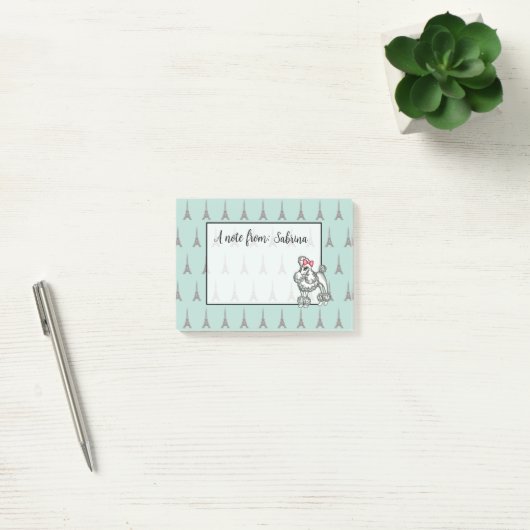 Post-it® Bloc-notes personnalisé Tour Eiffel (Bureau)