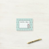 Post-it® Bloc-notes personnalisé Tour Eiffel (Sur un bureau)