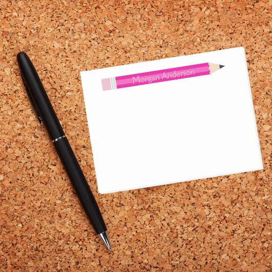 Post-it® Bloc-notes personnel enseignant crayon personnalis