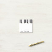 Post-it® Bloc-notes Piano Keys, de Piano Teacher (Sur un bureau)