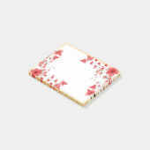 Post-it® Bloc-notes post-it à cadre rose (Incliné)