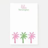 Post-it® Bloc-notes post-it personnalisé Preppy Palm Trees (Devant)
