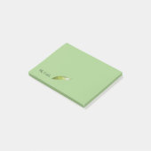 Post-it® Bloc-notes Post-it - Stylo en plume vert (Incliné)