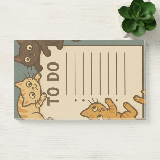 Post-it® Bloc-notes pour chat Kitty (Bureau)