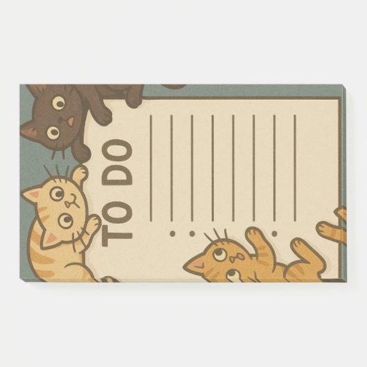 Post-it® Bloc-notes pour chat Kitty (Devant)