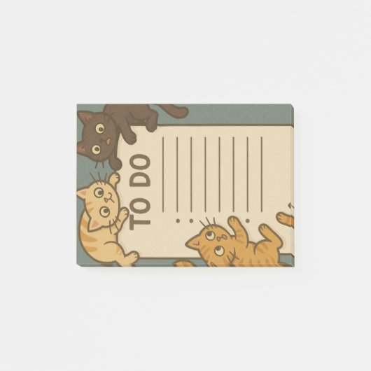 Post-it® Bloc-notes pour chat Kitty (Devant)
