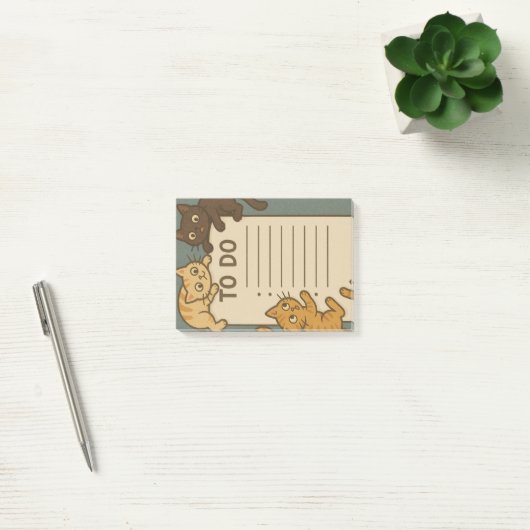 Post-it® Bloc-notes pour chat Kitty (Bureau)