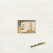 Post-it® Bloc-notes pour chat Kitty (Sur un bureau)