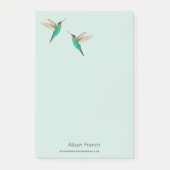 Post-it® Bloc-notes pour colibris à gorge fermée (Devant)