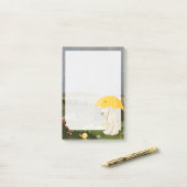 Post-it® Bloc-notes pour escargot (Sur un bureau)