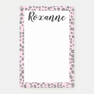 Post-it® Bloc-notes pour le Poster de animal Léopard neige 