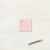 Post-it® Bloc-notes pour planificateur de repas (Sur un bureau)