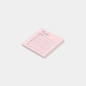 Post-it® Bloc-notes pour planificateur de repas (Incliné)
