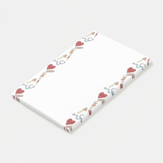 Post-it® Bloc-notes pour soins de santé (Incliné)