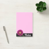 Post-it® Bloc-notes pourpre de marguerite de Gerbera (Bureau)