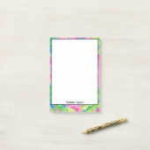 Post-it® Bloc-notes préppy coloré (Sur un bureau)