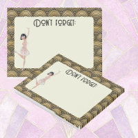 Bloc-notes style années 1920 vingt flapper rétro g