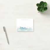 Post-it® Bloc-notes vagues aquarelle moderne (Bureau)