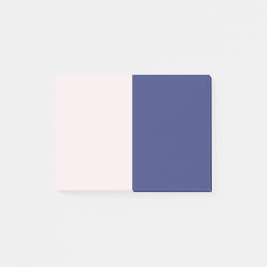 Post-it® Blocs de couleur verticaux bleu marine et rose (Devant)