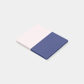 Post-it® Blocs de couleur verticaux bleu marine et rose (Incliné)