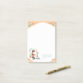 Post-it® Blocs-notes 4x6 Spindletones Heavenward Series 1 (Sur un bureau)