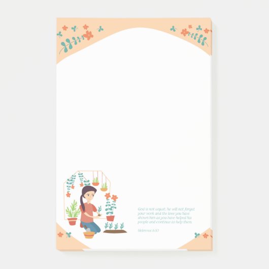 Post-it® Blocs-notes 4x6 Spindletones Heavenward Series 1 (Devant)