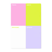 Post-it® Blocs-notes adhésifs Color Block moyens